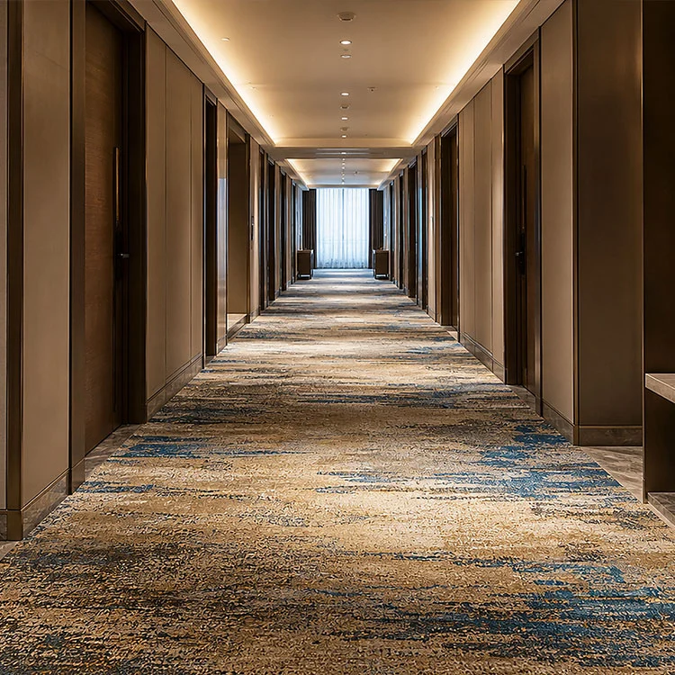 Premium Hotel Corridor tryckt vägg till vägg matta